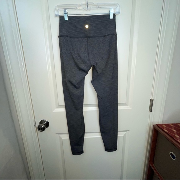 Lululemon High Times Pant Diamond Jacquard Space Dye Black Slate 4 - Picture 8 of 16